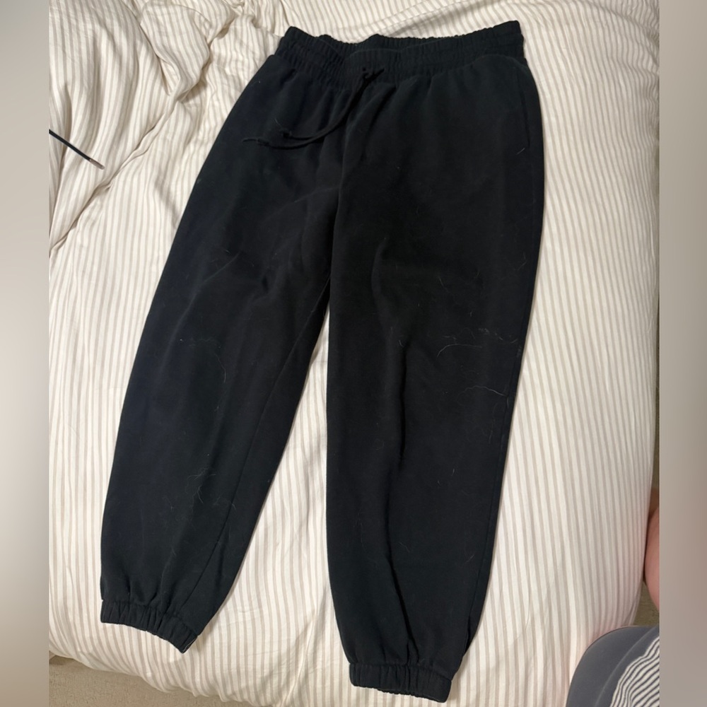 Black Jogger Sweatpants